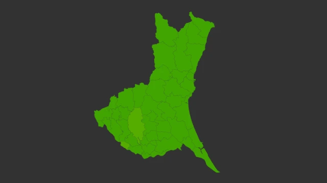 茨城県地価ヒートマップ