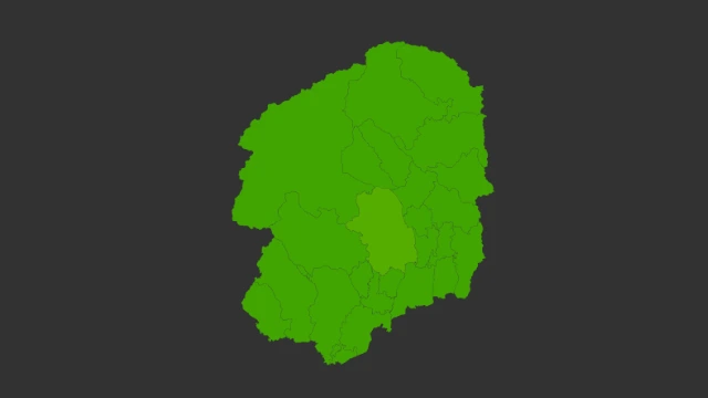 栃木県地価ヒートマップ