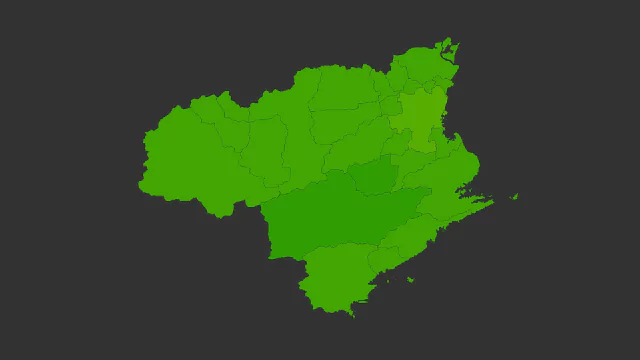 徳島県地価ヒートマップ